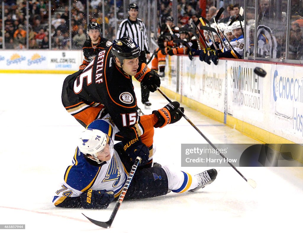 St Louis Blues v Anaheim Ducks