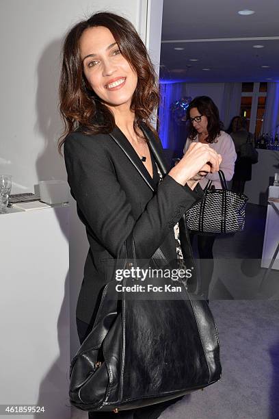 Linda Hardy attends 'La Prairie' Shop Opening Party at La Prairie Saint Honore on January 20, 2014 in Paris, France.