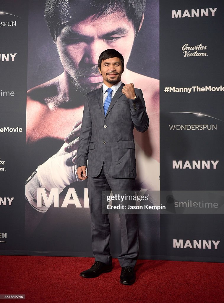 Premiere Of "Manny" - Red Carpet