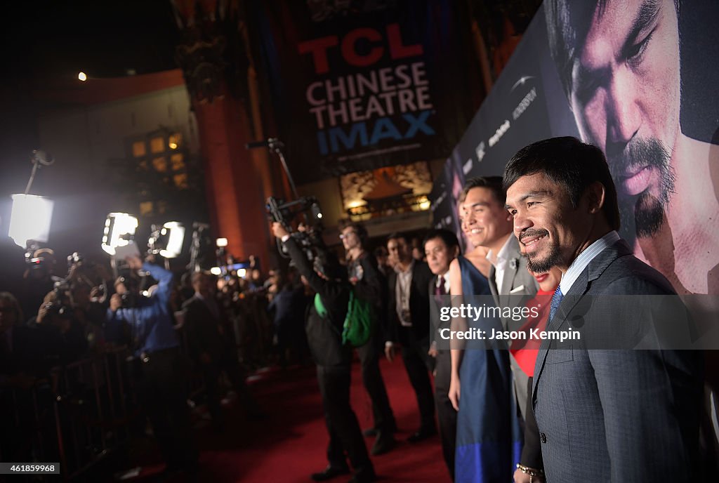 Premiere Of "Manny" - Red Carpet