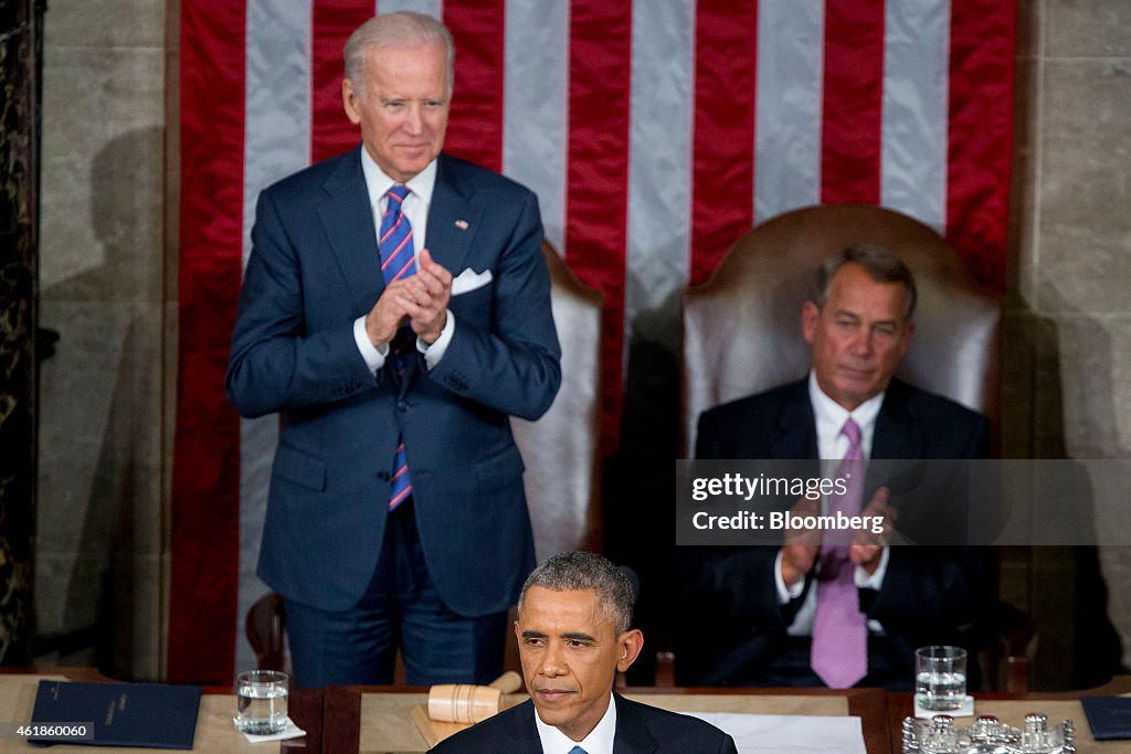 President Obama Delivers The State Of The Union Address