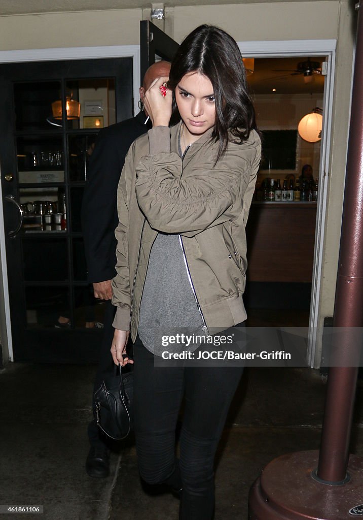 Celebrity Sightings In Los Angeles - January 20, 2015