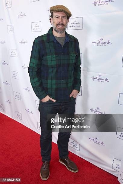 Actor Jason Lee arrives at Hallmark Hall Of Fame's "Away & Back" Exclusive Premiere Event at iPic Theaters on January 20, 2015 in Los Angeles,...