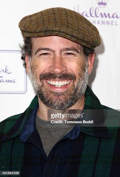 Actor Jason Lee attends the Hallmark hall of fame red carpet premiere of "Away & Back" held at the iPic Westwood on January 20, 2015 in Westwood,...