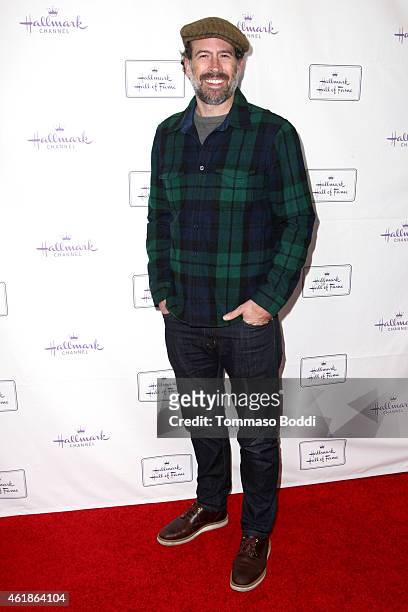 Actor Jason Lee attends the Hallmark hall of fame red carpet premiere of "Away & Back" held at the iPic Westwood on January 20, 2015 in Westwood,...