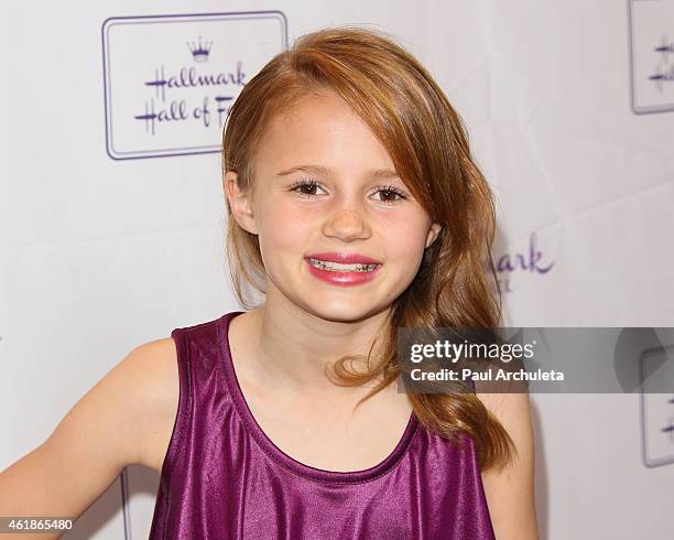 Actress Maggie Elizabeth attends the red carpet premiere of "Away & Back" at iPic Westwood on January 20, 2015 in Westwood, California.