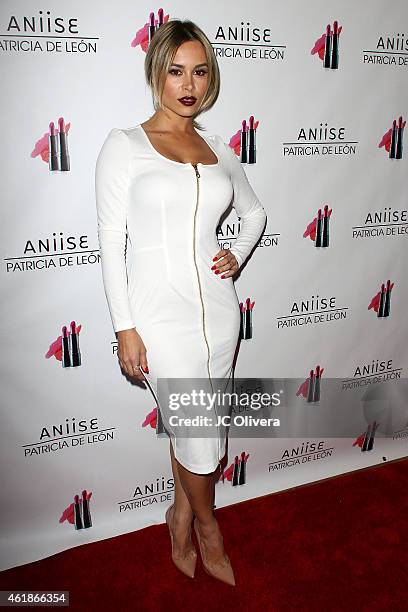 Actress Zulay Henao attends The Launch Party for 'Aniise by Patricia De Leon' at Nobu on January 20, 2015 in Los Angeles, California.