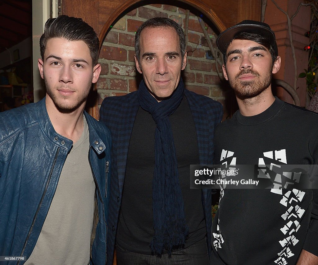 Nick Jonas #1 At Top 40 Radio Celebration Party