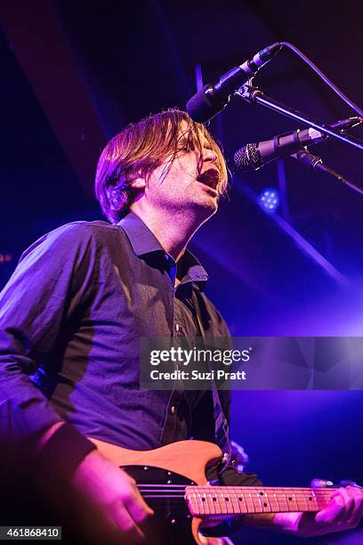 Ben Gibbard of Death Cab for Cutie performs at Crocodile on January 20, 2015 in Seattle, Washington.