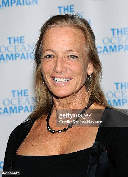 President and Director of the Cetacean Research and Conservation Nan Hauser attends The Ocean Campaign Launch Gala at Capitale on January 20, 2015 in...