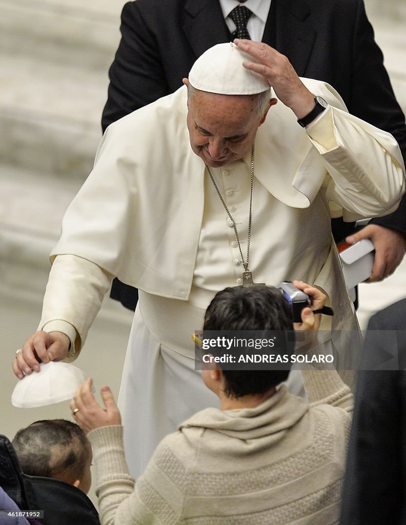 VATICAN-POPE-AUDIENCE