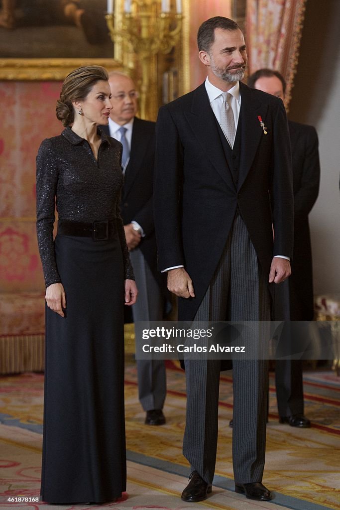 King Felipe VI of Spain Receive New Ambassadors in Madrid