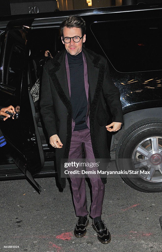 Celebrity Sightings In New York City - January 20, 2015