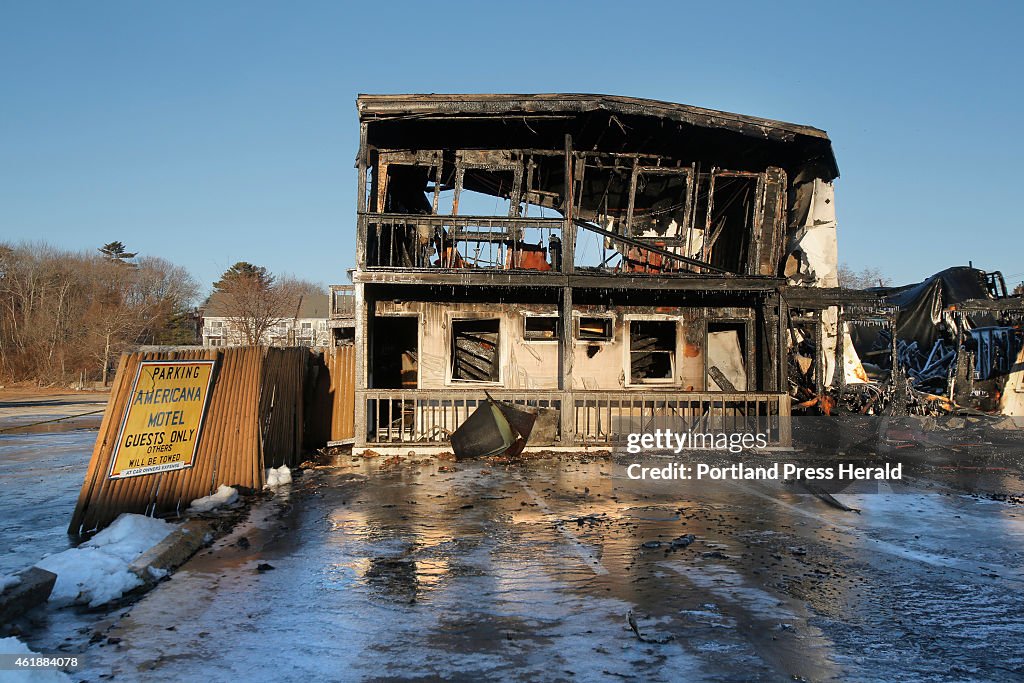 Old Orchard Beach fire aftermath