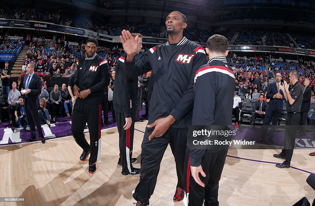 Miami Heat v Sacramento Kings