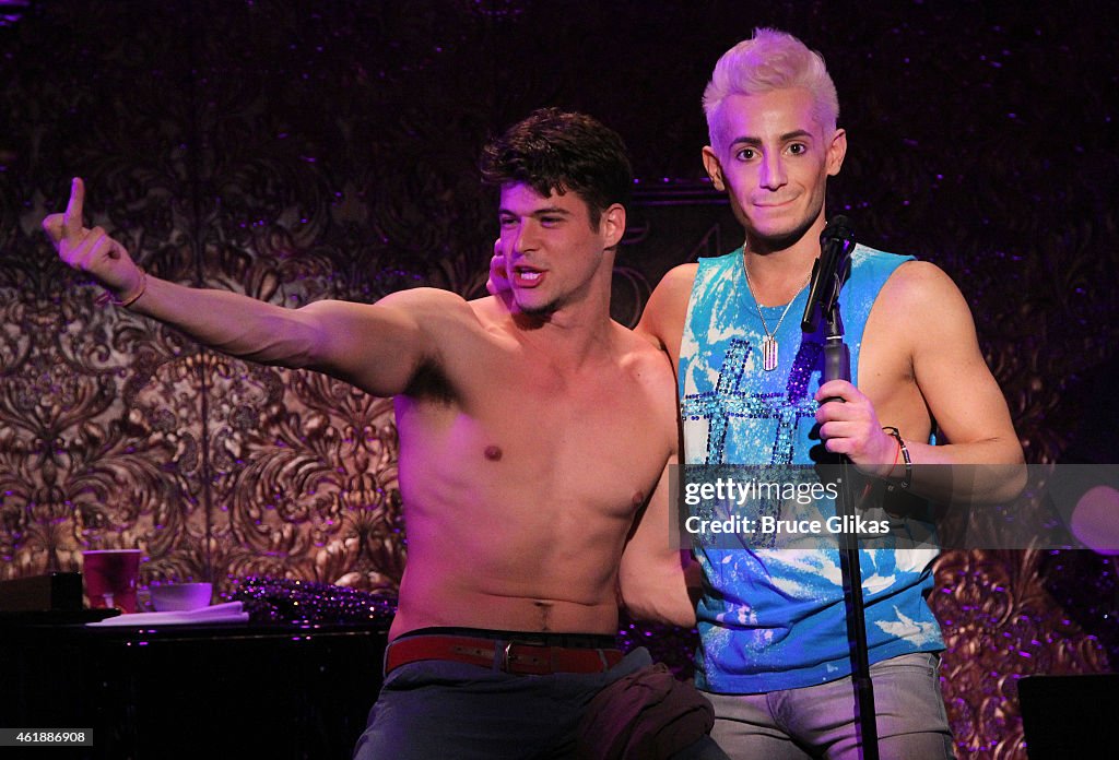 Zach Rance Short Less Zach Rance and Frankie J Grande perform in Grande's new show