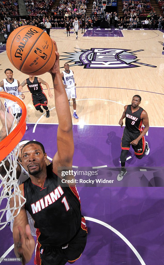 Miami Heat v Sacramento Kings