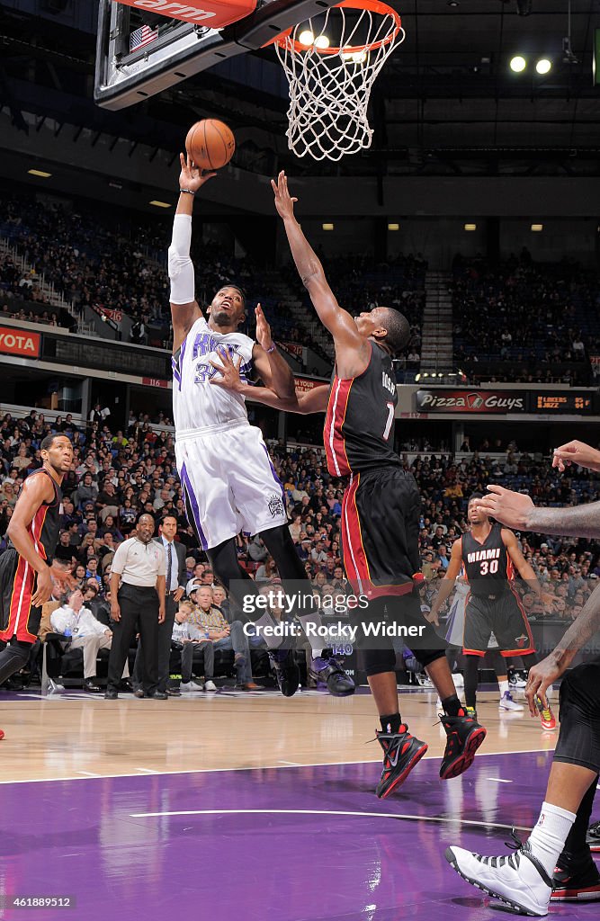 Miami Heat v Sacramento Kings