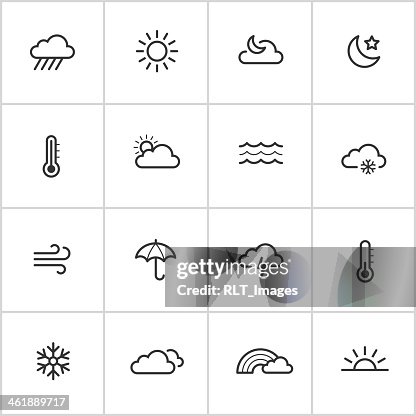 Weather Icons — Inky Series Weather Icons — Inky Series