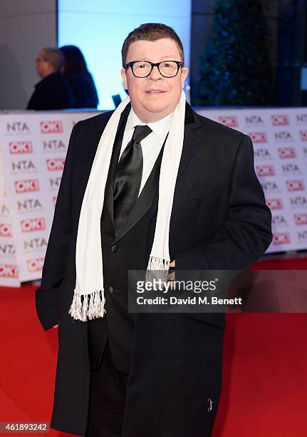 Perry Benson attends the National Television Awards at 02 Arena on January 21, 2015 in London, England.