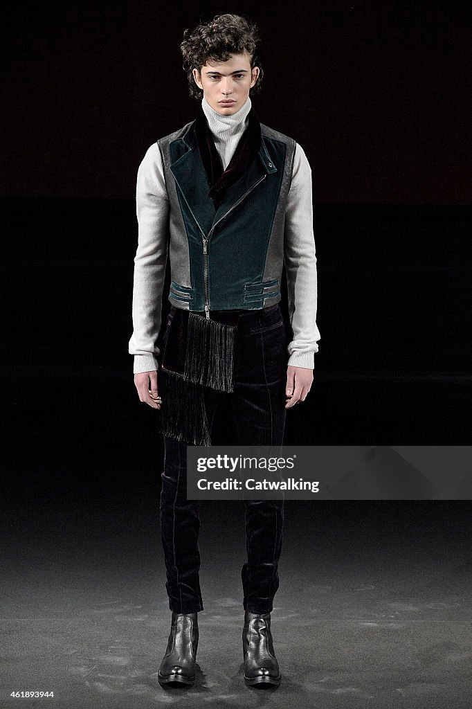 Haider Ackermann - Mens Fall 2015 Runway - Paris Menswear Fashion Week