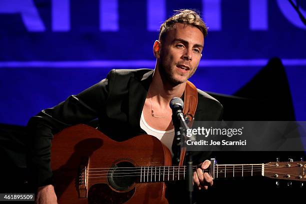 Asaf Avidan performs at the 3rd annual Sean Penn & Friends HELP HAITI HOME Gala benefiting J/P HRO presented by Giorgio Armani at Montage Beverly...