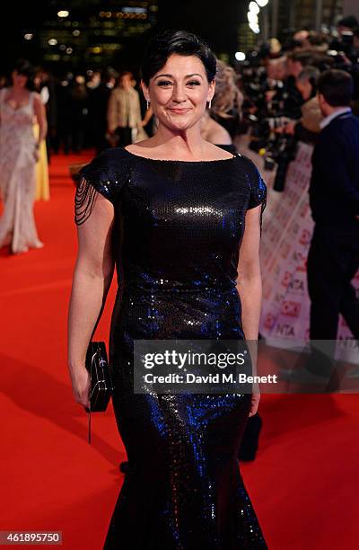 Natalie J. Robb attends the National Television Awards at 02 Arena on January 21, 2015 in London, England.