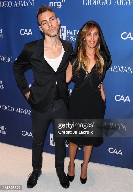 Asaf Avidan attends the Sean Penn 3rd Annual Help Haiti Home Gala Benefiting J/P HRO Presented By Giorgio Armani at Montage Beverly Hills on January...