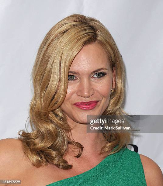 Actress Natasha Henstridge attends DuJour Magazine's celebration of The Great Performances issue featuring "Twelve Years A Slave" breakout star and...