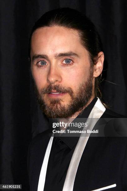 Actor Jared Leto attends the 39th annual Los Angeles Film Critics Association Awards held at the InterContinental Hotel on January 11, 2014 in...