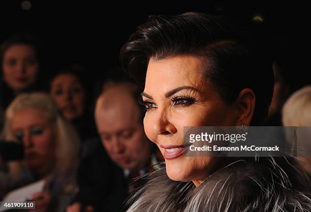Kris Jenner attends the National Television Awards at 02 Arena on January 21, 2015 in London, England.