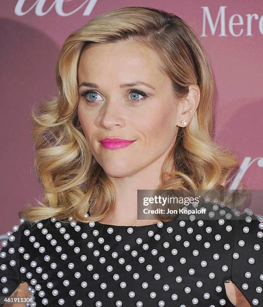 Actress Reese Witherspoon arrives at the 26th Annual Palm Springs International Film Festival Awards Gala Presented By Cartier at Palm Springs...