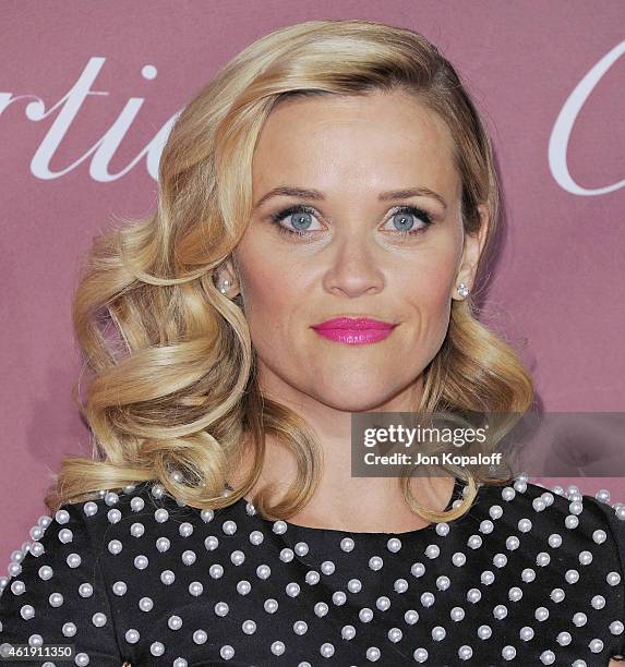 Actress Reese Witherspoon arrives at the 26th Annual Palm Springs International Film Festival Awards Gala Presented By Cartier at Palm Springs...