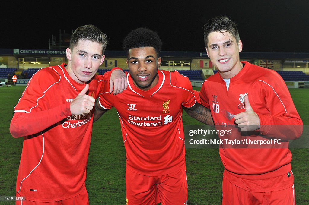 Liverpool v Derby County: FA Youth Cup 4th Round