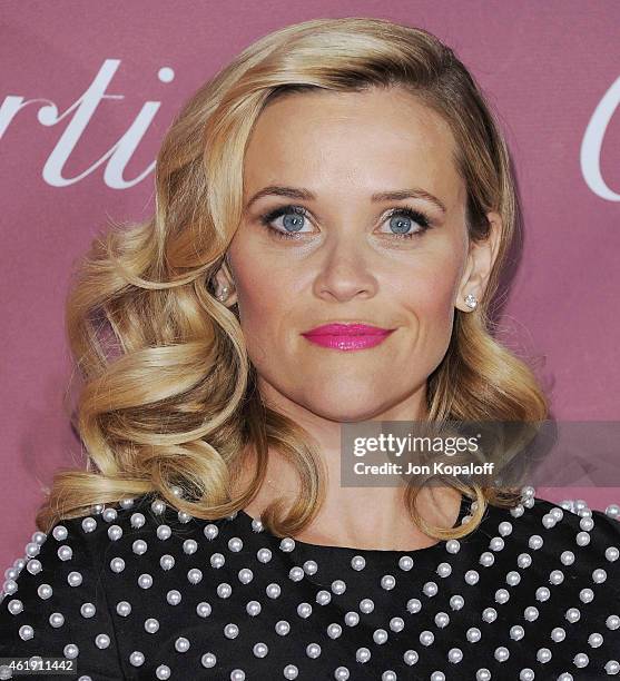 Actress Reese Witherspoon arrives at the 26th Annual Palm Springs International Film Festival Awards Gala Presented By Cartier at Palm Springs...