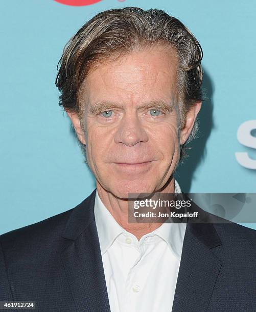 Actor William H. Macy arrives at Showtime Celebrates All-New Seasons Of "Shameless," "House Of Lies" And "Episodes" at Cecconi's Restaurant on...