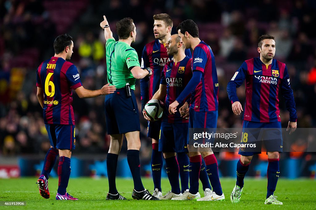 Barcelona v Club Atletico de Madrid - Copa del Rey Quarter-Final: First Leg