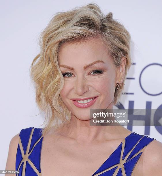 Portia de Rossi arrives at The 41st Annual People's Choice Awards at Nokia Theatre L.A. Live on January 7, 2015 in Los Angeles, California.