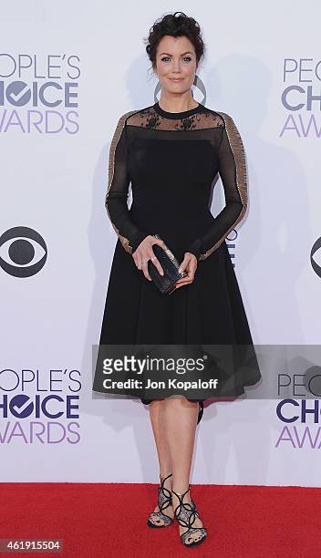 Actress Bellamy Young arrives at The 41st Annual People's Choice Awards at Nokia Theatre L.A. Live on January 7, 2015 in Los Angeles, California.
