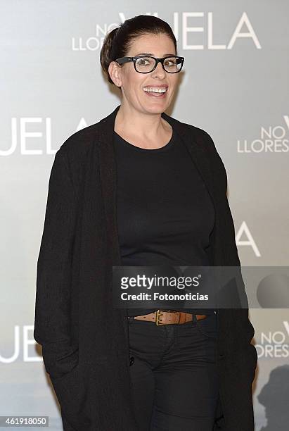 Neus Sanz attends the 'No Llores , Vuela' premiere at Callao Cinema on January 21, 2015 in Madrid, Spain.