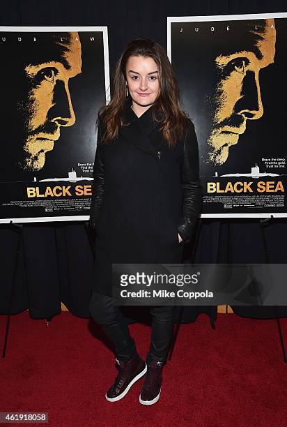 Actress Alison Wright attends the "Black Sea" New York screening at Landmark Sunshine Cinema on January 21, 2015 in New York City.