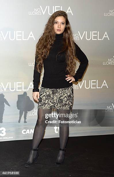 Yohana Cobo attends the 'No Llores , Vuela' premiere at Callao Cinema on January 21, 2015 in Madrid, Spain.