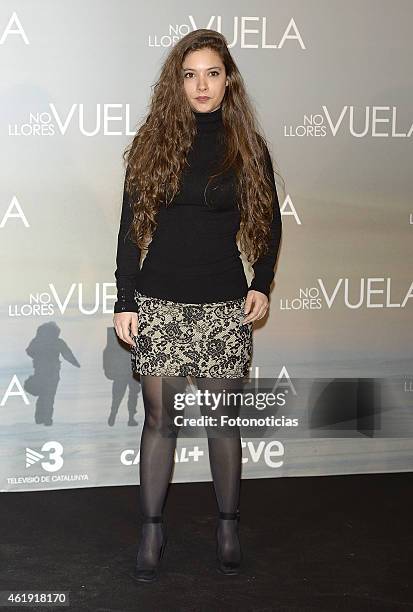 Yohana Cobo attends the 'No Llores , Vuela' premiere at Callao Cinema on January 21, 2015 in Madrid, Spain.