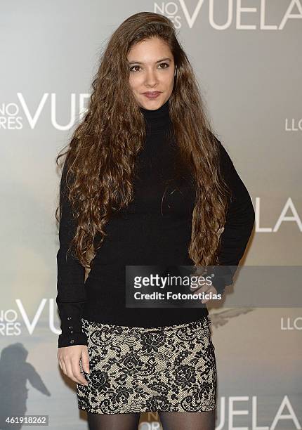 Yohana Cobo attends the 'No Llores , Vuela' premiere at Callao Cinema on January 21, 2015 in Madrid, Spain.