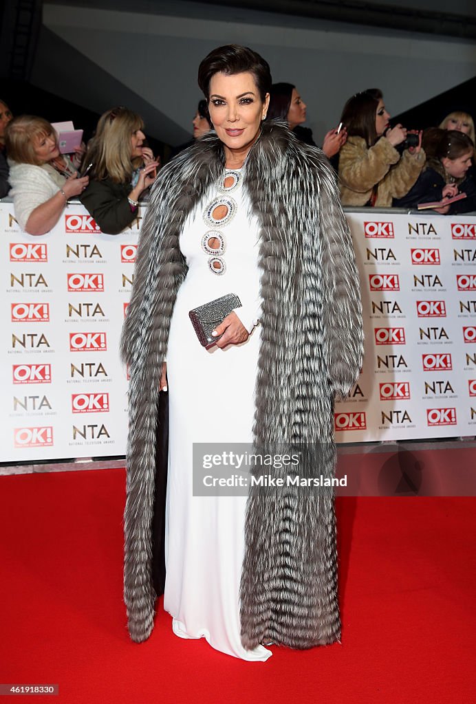 National Television Awards - Red Carpet Arrivals