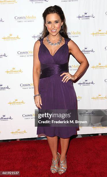 Actress Lacey Chabert attends Hallmark Channel & Hallmark Movie Channel's 2014 Winter TCA Party at The Huntington Library and Gardens on January 11,...