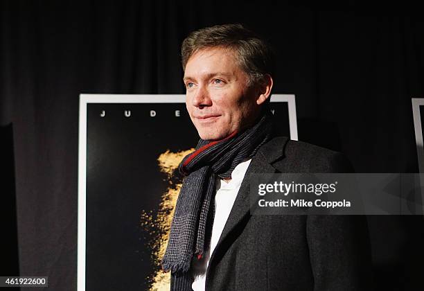 Director Kevin Macdonald attends the "Black Sea" New York screening at Landmark Sunshine Cinema on January 21, 2015 in New York City.