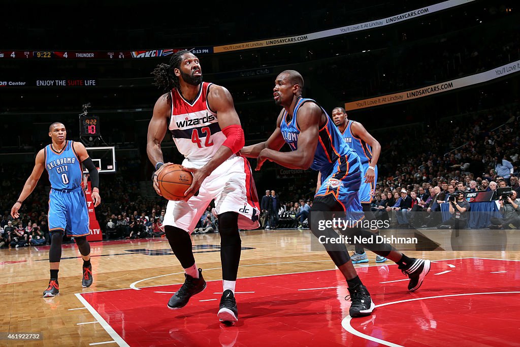 Oklahoma City Thunder v Washington Wizards