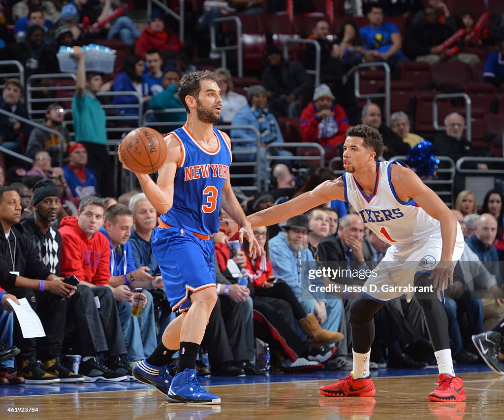 Philadelphia 76ers V New York Knicks