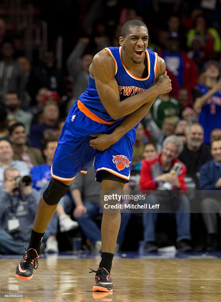 New York Knicks v Philadelphia 76ers